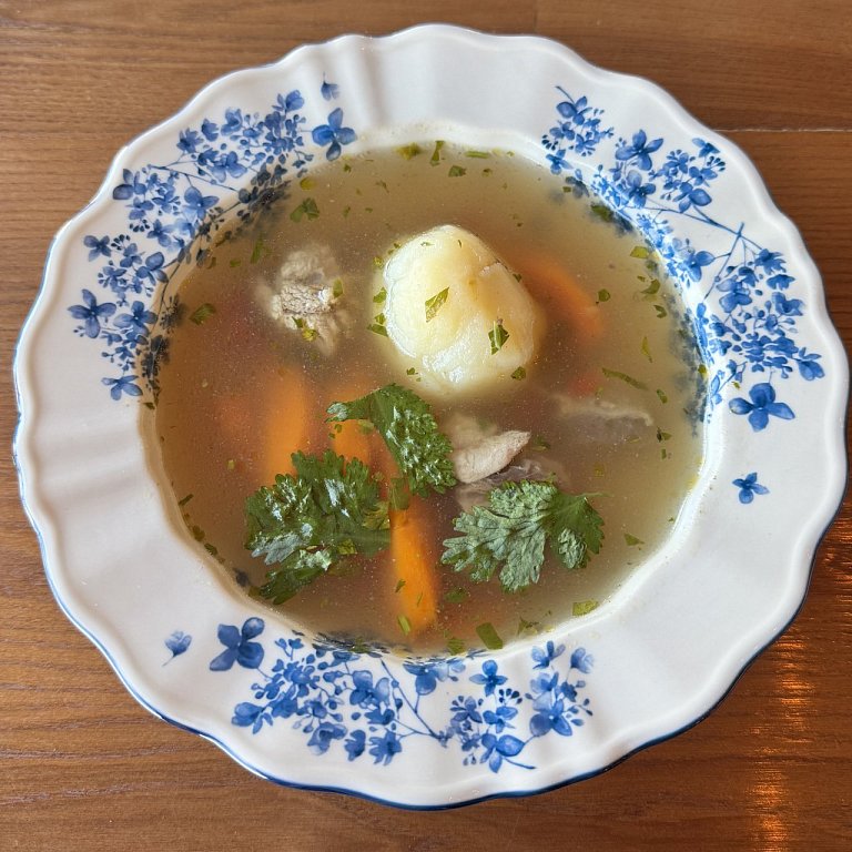 Б Наваристая шурпа из баранины