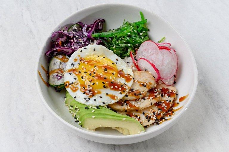 К Поке курица-терияки