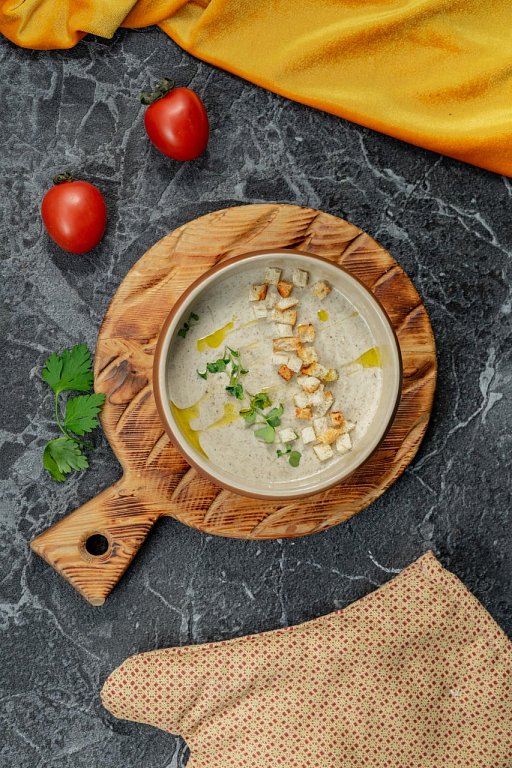 П Суп-пюре с лесными грибами