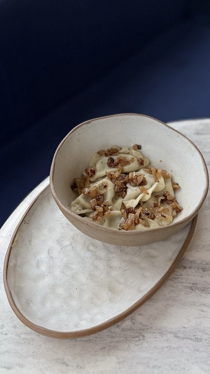 К Вареники с картофелем и грибами Пост