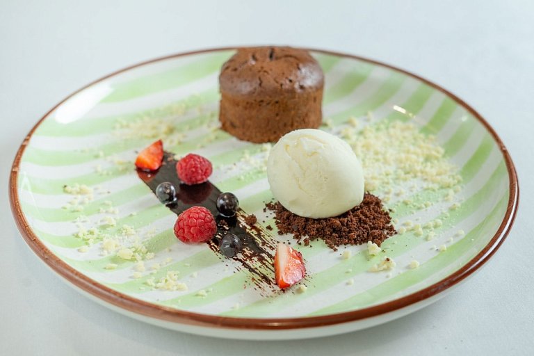 Ю Шоколадный фондан