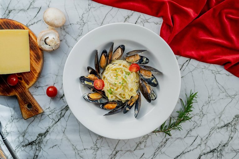 П Паста с мидиями