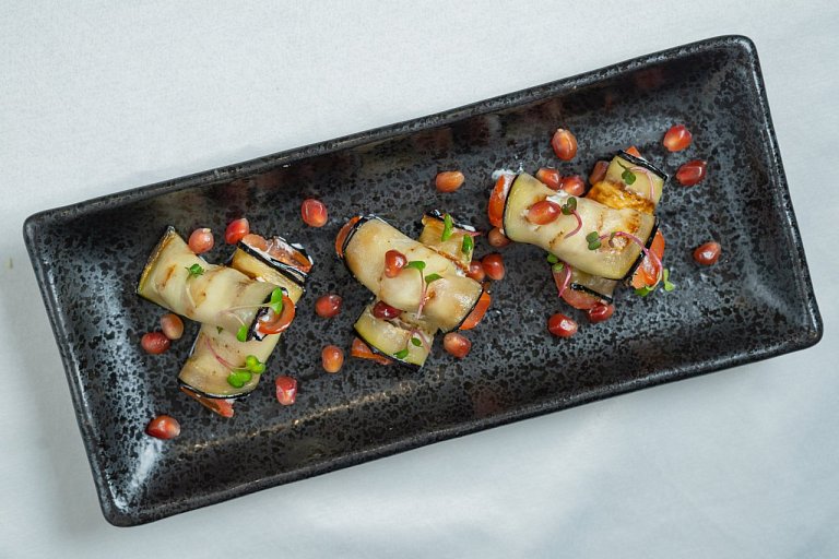 Ю Рулетики из баклажанов